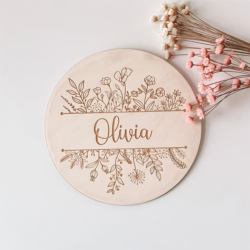 Home Decor Happy - Targa Personalizzata con Nome Inciso a