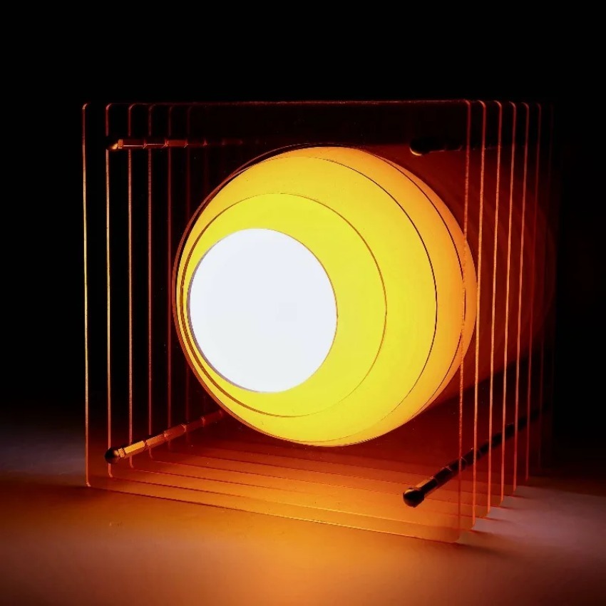 Home Decor Happy - Lampada a mille strati in acrilico