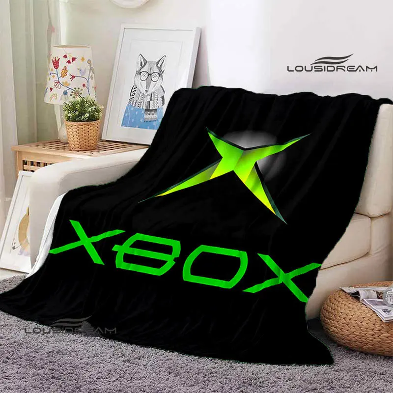 Home Decor Logo Design - Coperta in pile con logo Xbox,