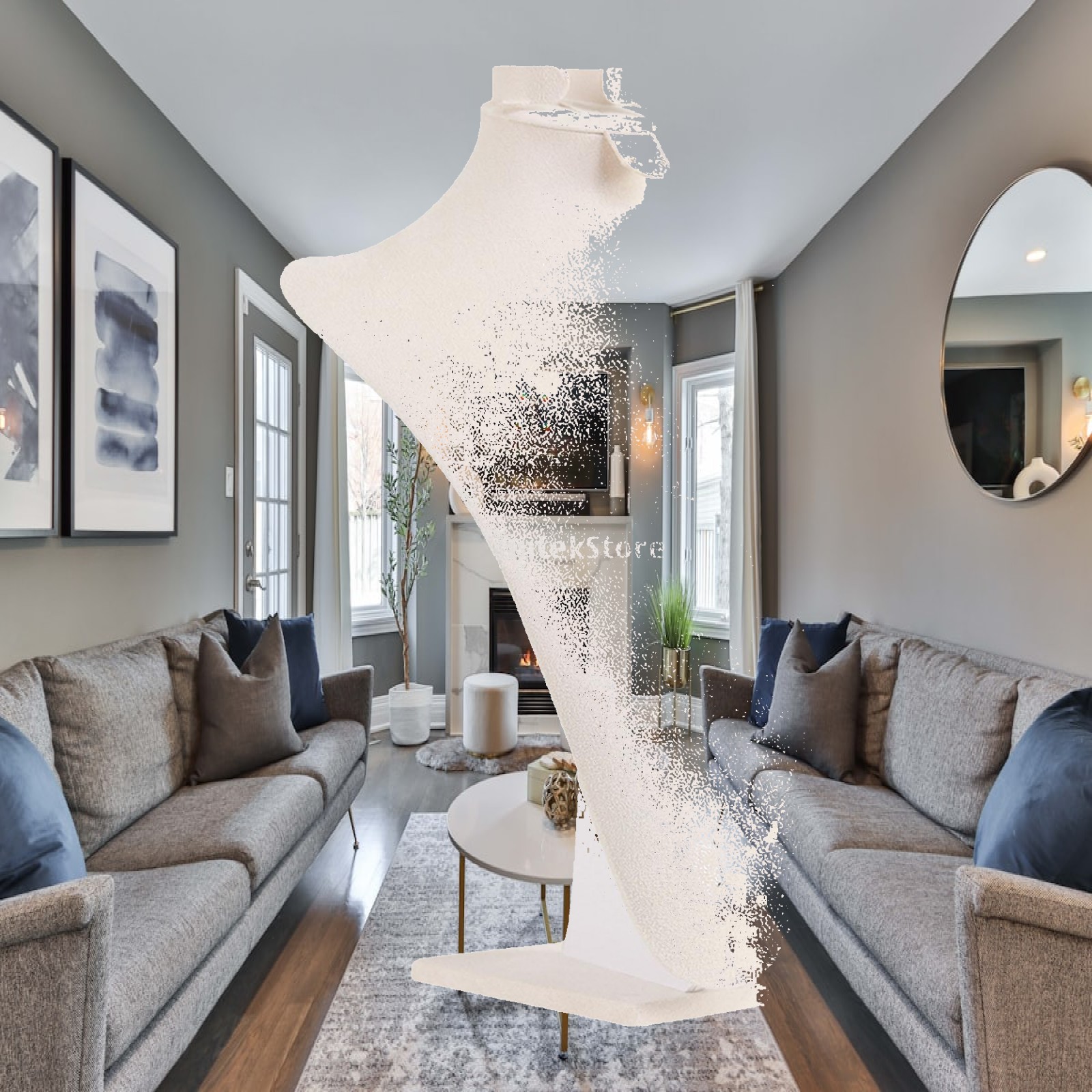 Home Decor Retail Stores - Espositore per Collane a Busto in
