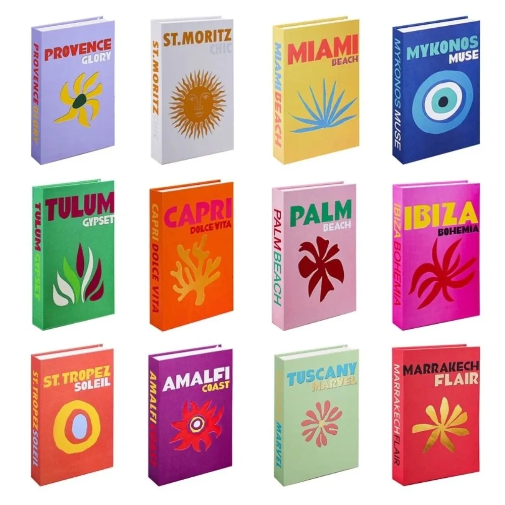 Home Decor Magazine - Non aperto stile vacanza libri finti