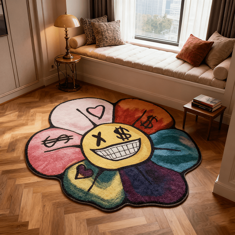 Home Decor Dopamine - Tappeto VIKAMA Color Dopamine Creativo per