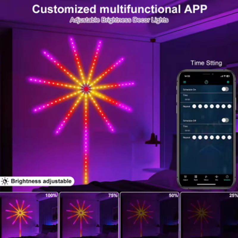 Home Decor App Free - NUOVA Striscia LED RGBIC Effetto Fuochi