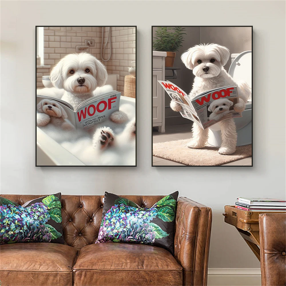 Home Decor Magazine - Divertente decorazione da parete con cane