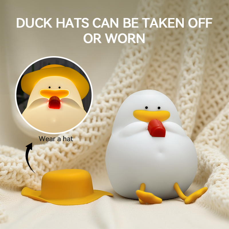 Home Decor Happy - Luce notturna Happy Duck, lampada da