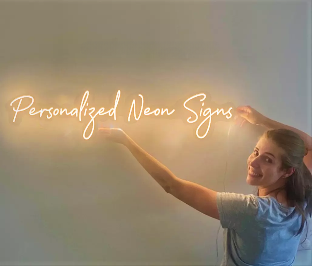 Home Decor Logo Design - Insegna al Neon personalizzata luce al