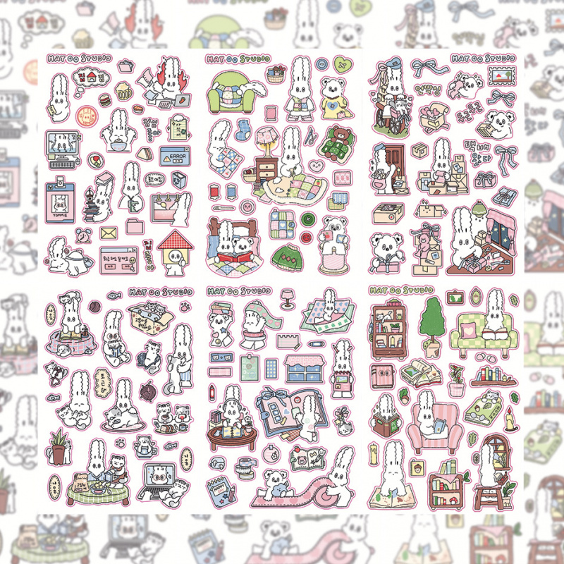 Home Decor Magazine - Coreano carino kawaii cartone animato coniglio