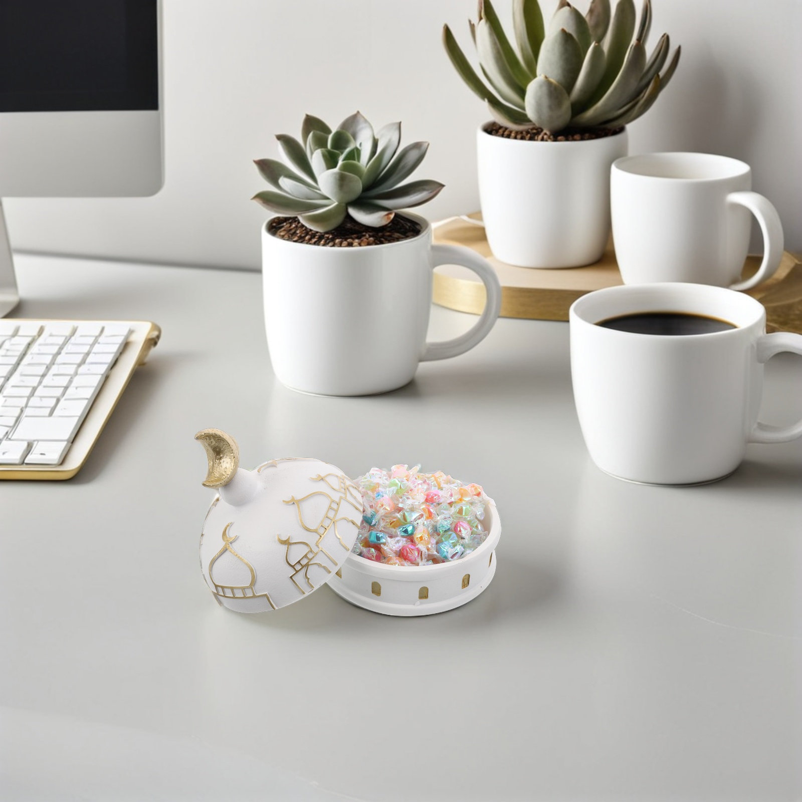 Scatola Portagioie in Resina S - Home Decor Ramadan recensione e prezzo