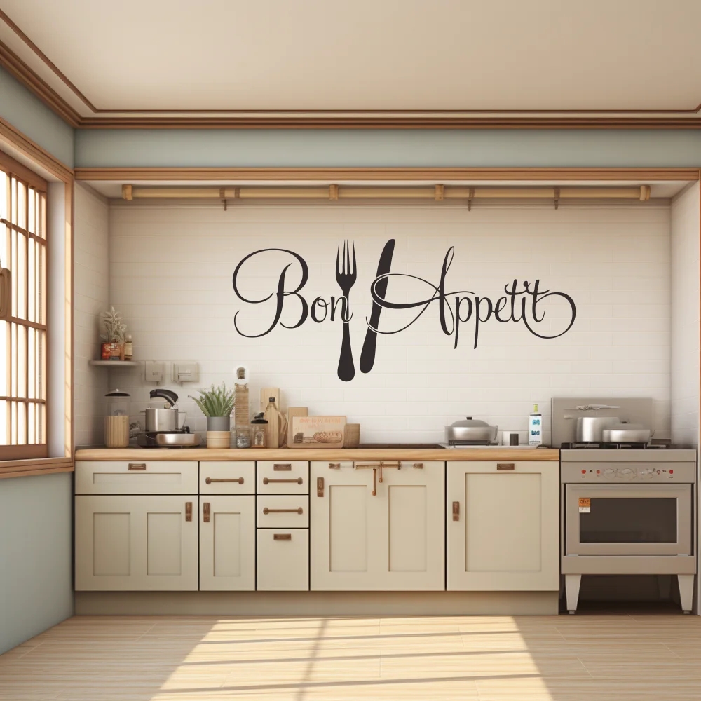 1 pc Bon apptietit con forchet - Home Decor App Free recensione e prezzo