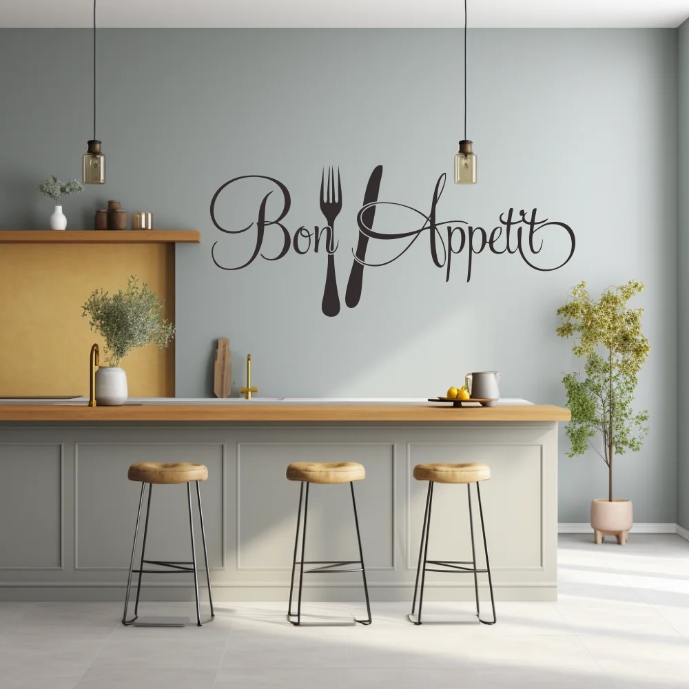 1 pc Bon apptietit con forchet - Home Decor App Free recensione e prezzo