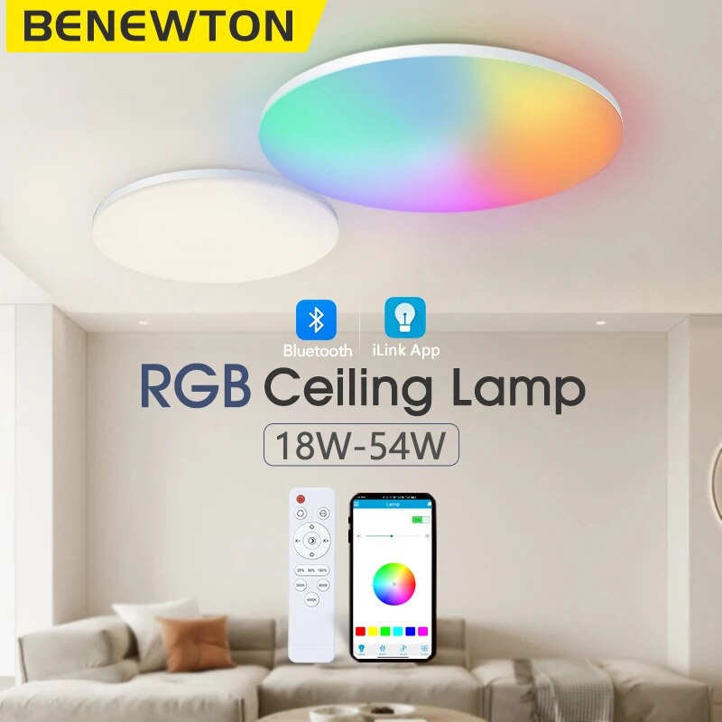 BENEWTON Smart plafoniera RGB  - Home Decor App Free recensione e prezzo
