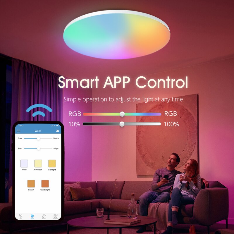 BENEWTON Smart plafoniera RGB  - Home Decor App Free recensione e prezzo