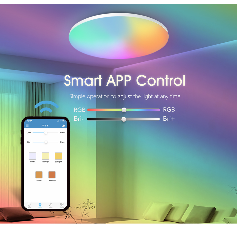 MARPOU Lampada da soffitto RGB - Home Decor App Free recensione e prezzo