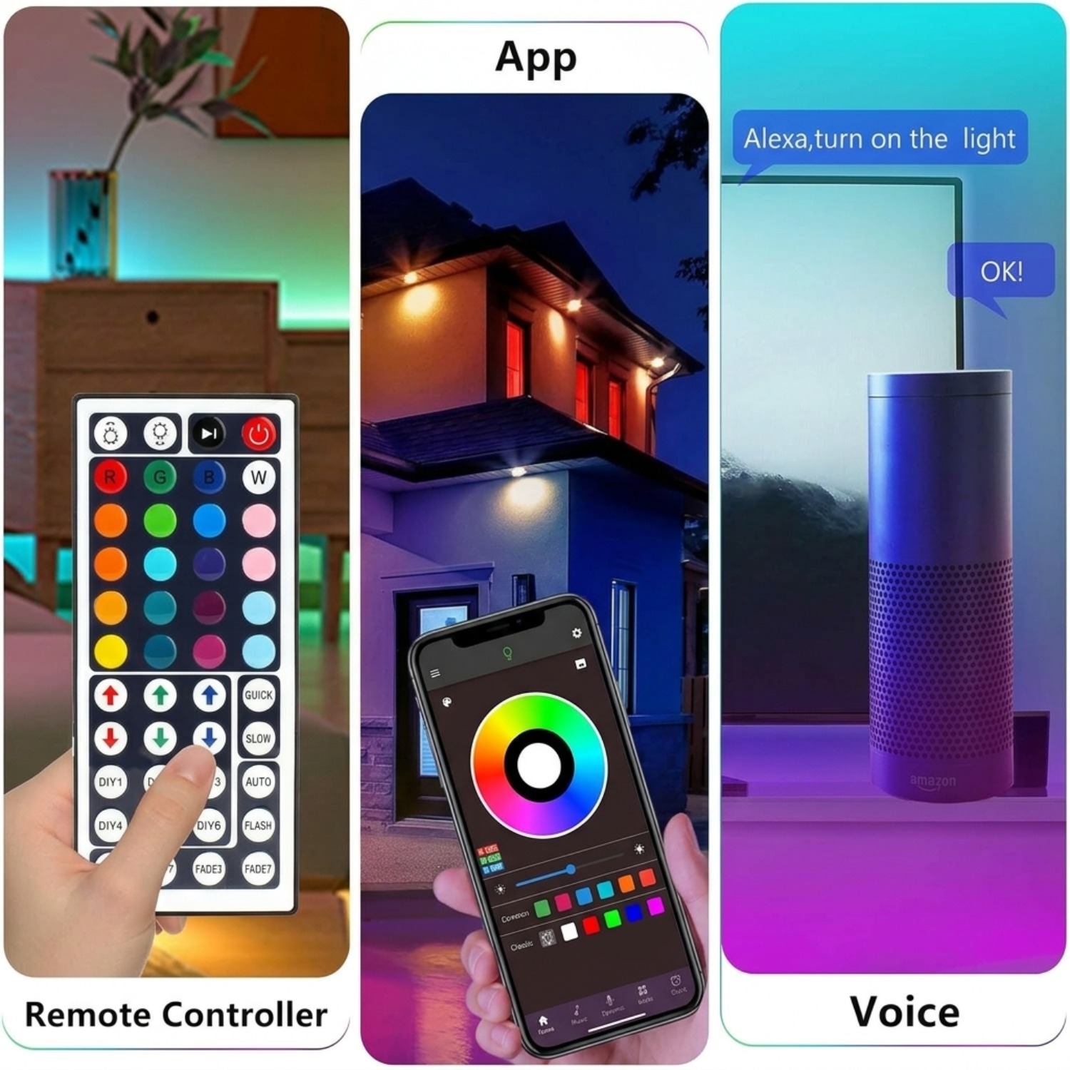 Striscia LED RGB 10M 20M 30M,  - Home Decor App Free recensione e prezzo