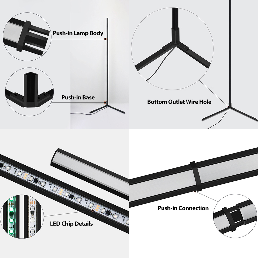 Lampada da Terra LED RGBIC Tuy - Home Decor App Free recensione e prezzo