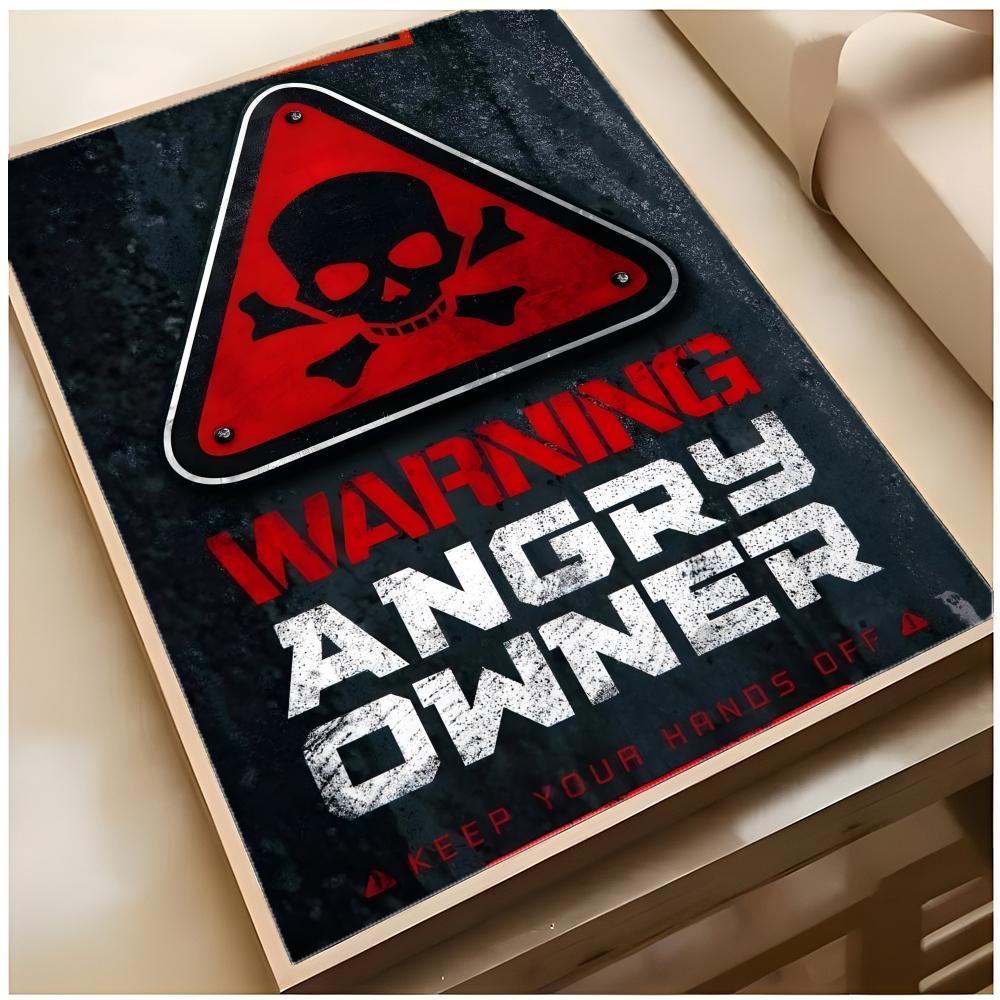 Poster con Logo di Avvertiment - Home Decor Logo Design recensione e prezzo