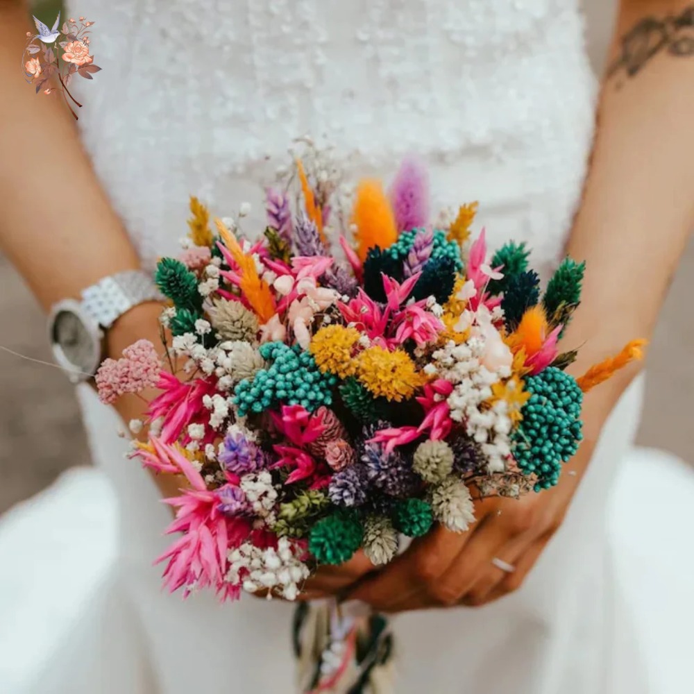 Fiori secchi colorati Bouquet  - Dried Flower Bouquet recensione e prezzo