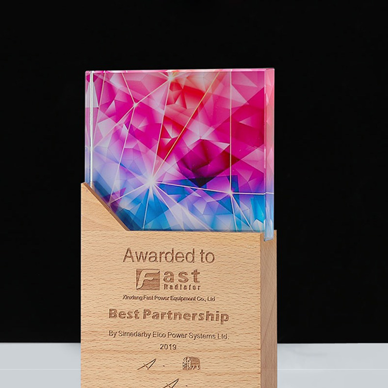 Nuovo Design Trofeo in Legno M - Home Decor Logo Design recensione e prezzo