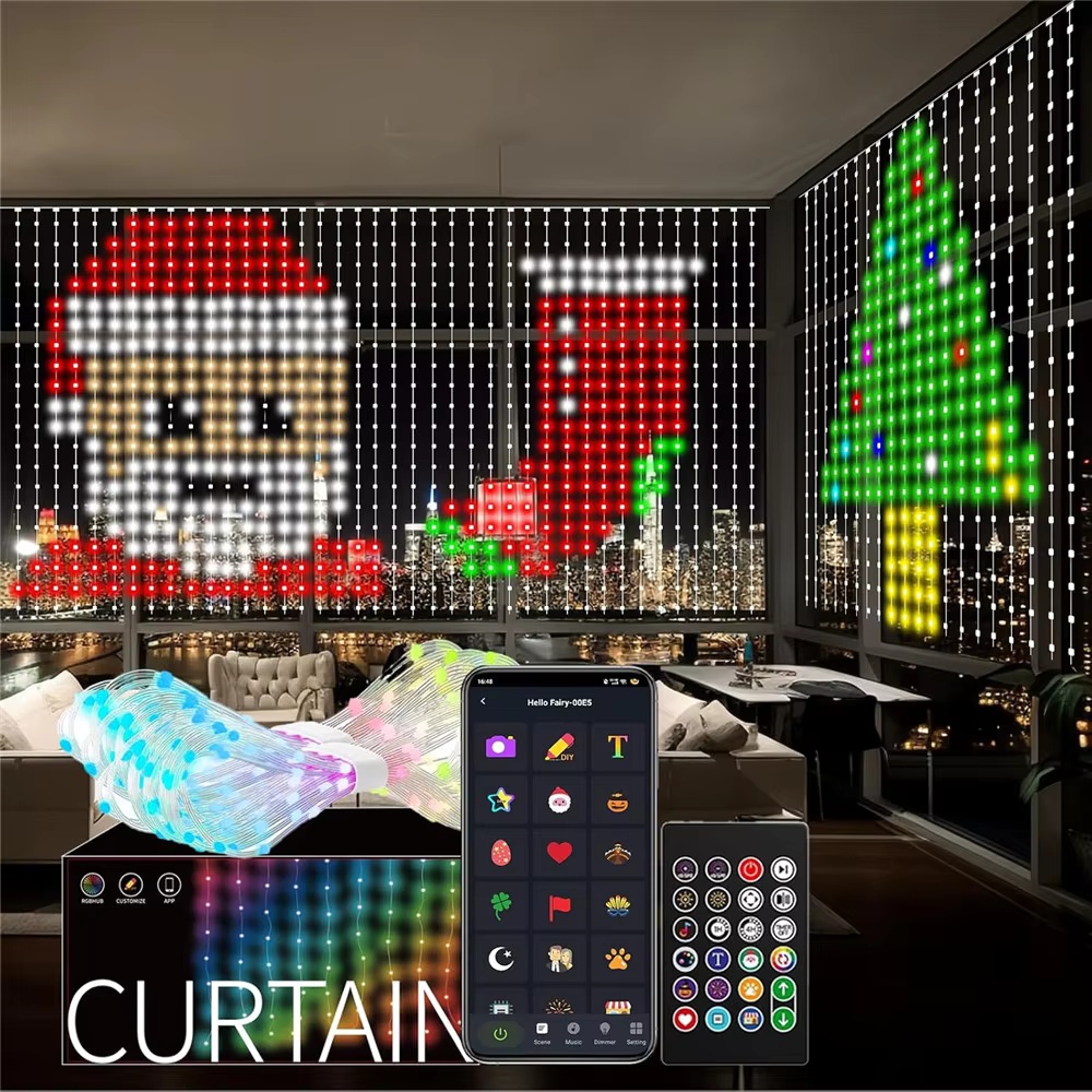 Luci a tenda LED RGB intellige - Home Decor App Free recensione e prezzo