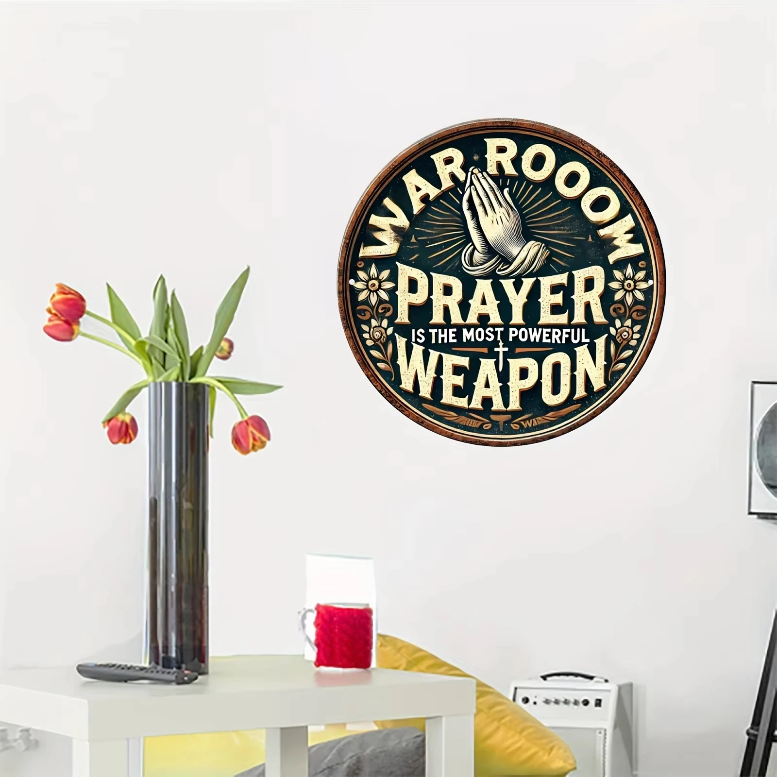 Logo vintage rotondo in legno- - Home Decor Logo Design recensione e prezzo