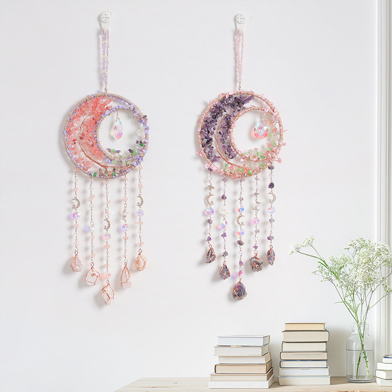 Cristallo viola ametista quarz - Boho Wind Chimes recensione e prezzo