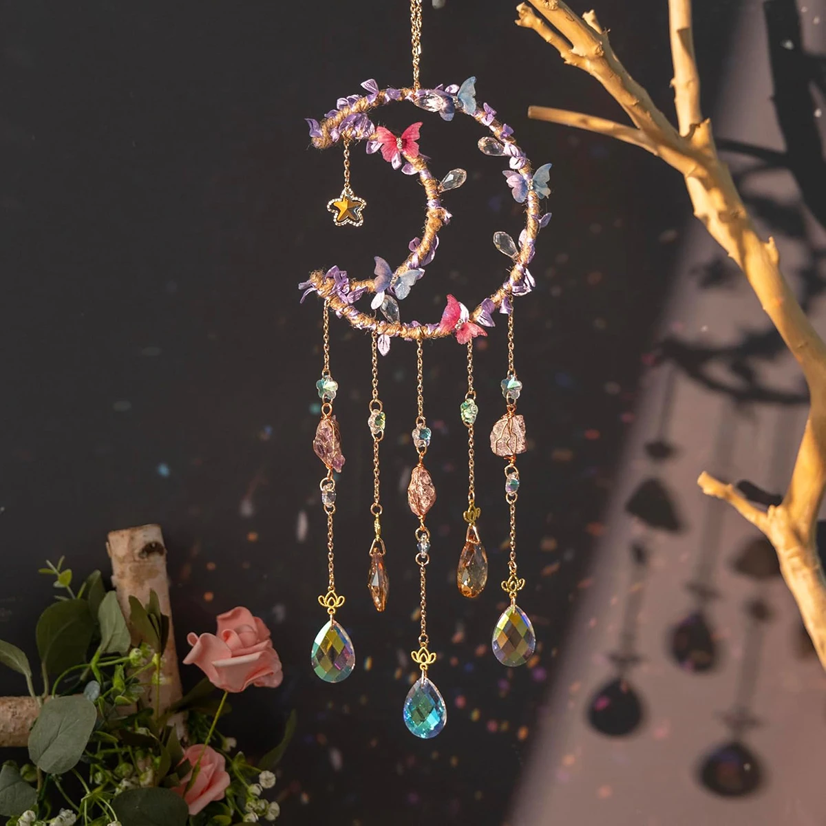 Acchiappasole in Cristallo, Ca - Boho Wind Chimes recensione e prezzo